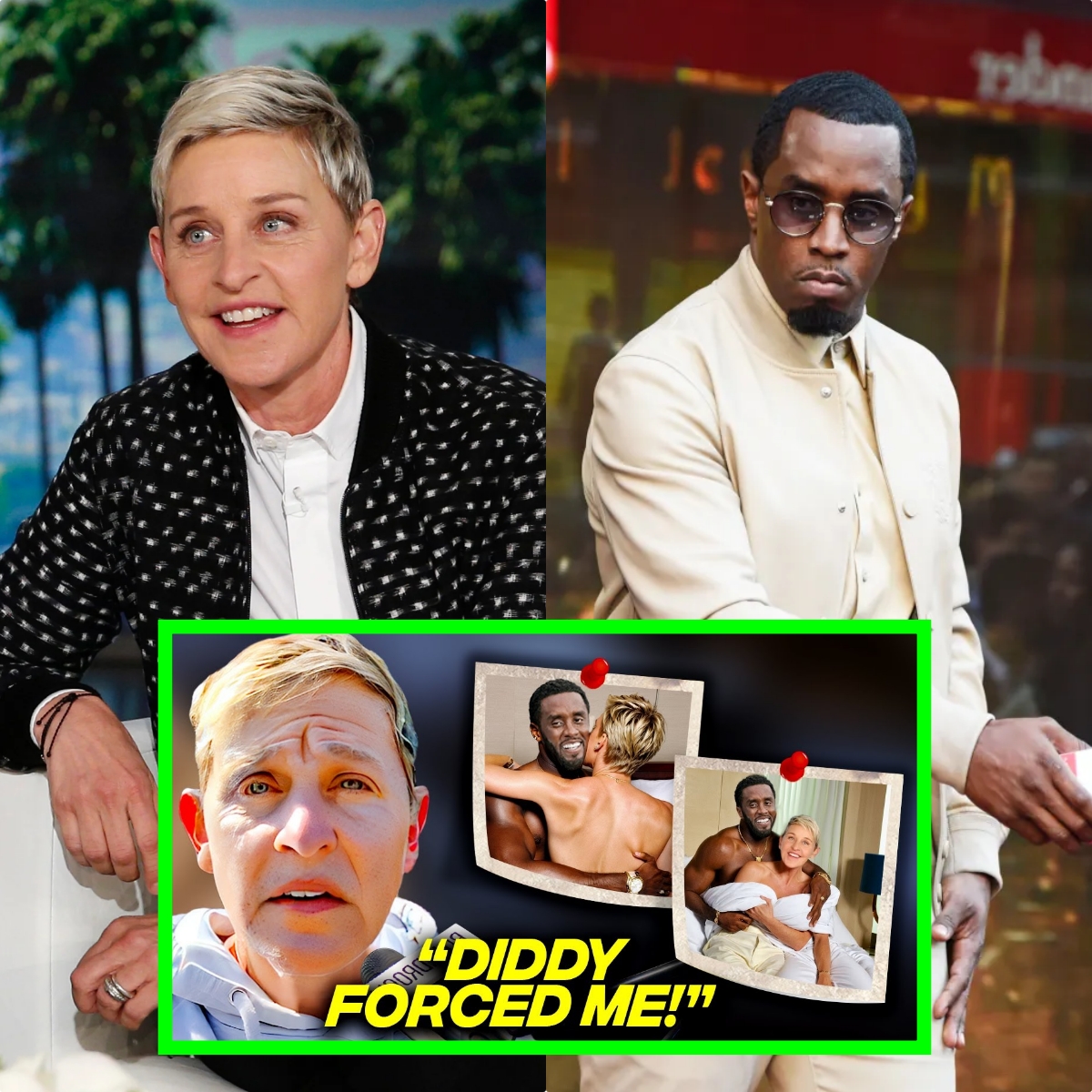 Ellen DeGeneres Gets EXPOSED After SHOCKING Footage Of Her At Diddy’s ...